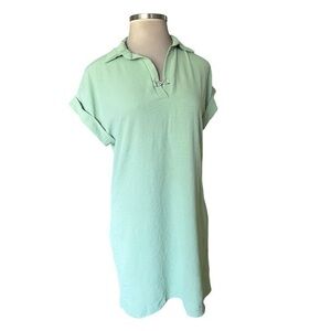 Fig + Olive Green Shift Dress